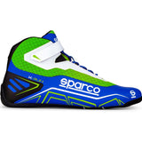 Skor Sparco K-Run Grön/Blå