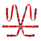 Harness Competition H-2 PU 6P 2" Red