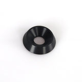 Upotettu alumiinialuslevy 6x18mm, musta, 10-pakkaus