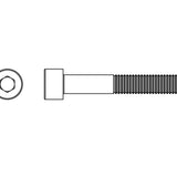 Kuusiokoloruuvi 5 x 16, 10-pack