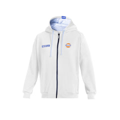 Hoodie Sparco Gulf zip White
